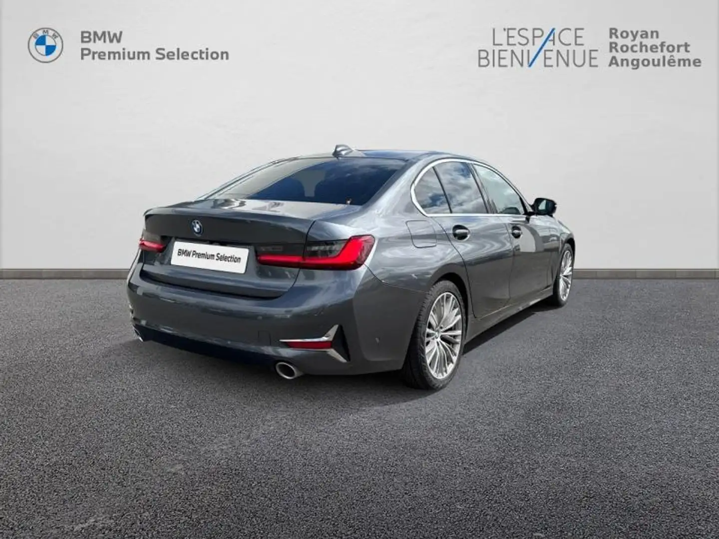 BMW 320 320dA 190ch Luxury Gris - 2
