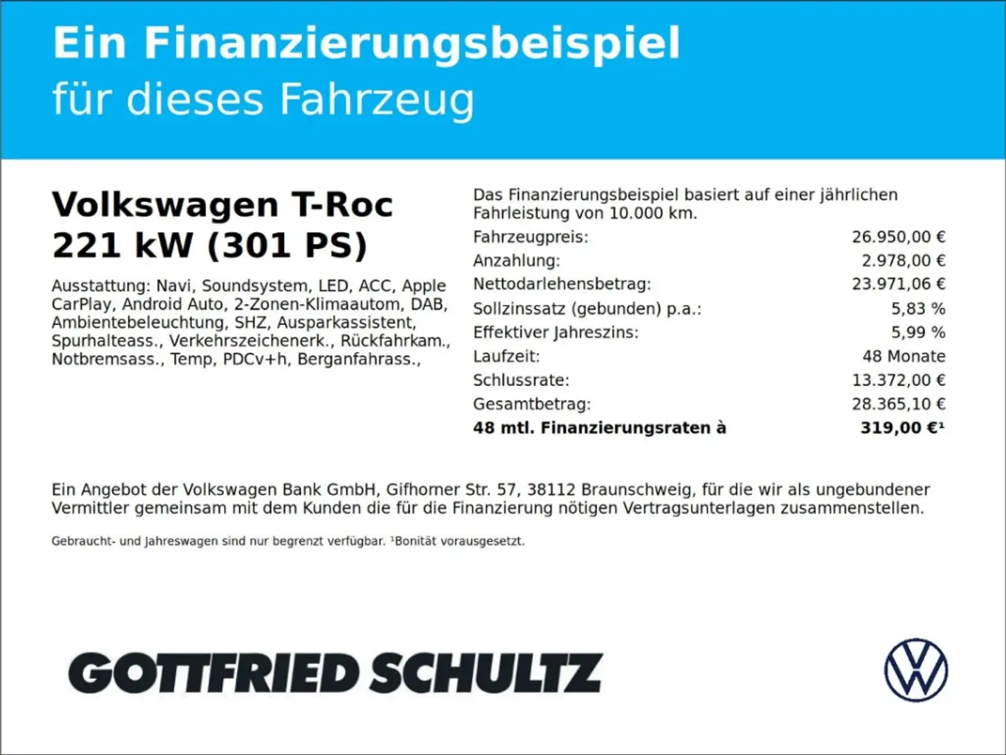 Volkswagen T-Roc 2.0 TSI DSG 4M LED NAV ACC KAMERA R Weiß - 2