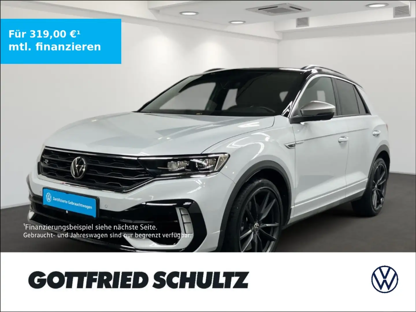 Volkswagen T-Roc 2.0 TSI DSG 4M LED NAV ACC KAMERA R Weiß - 1