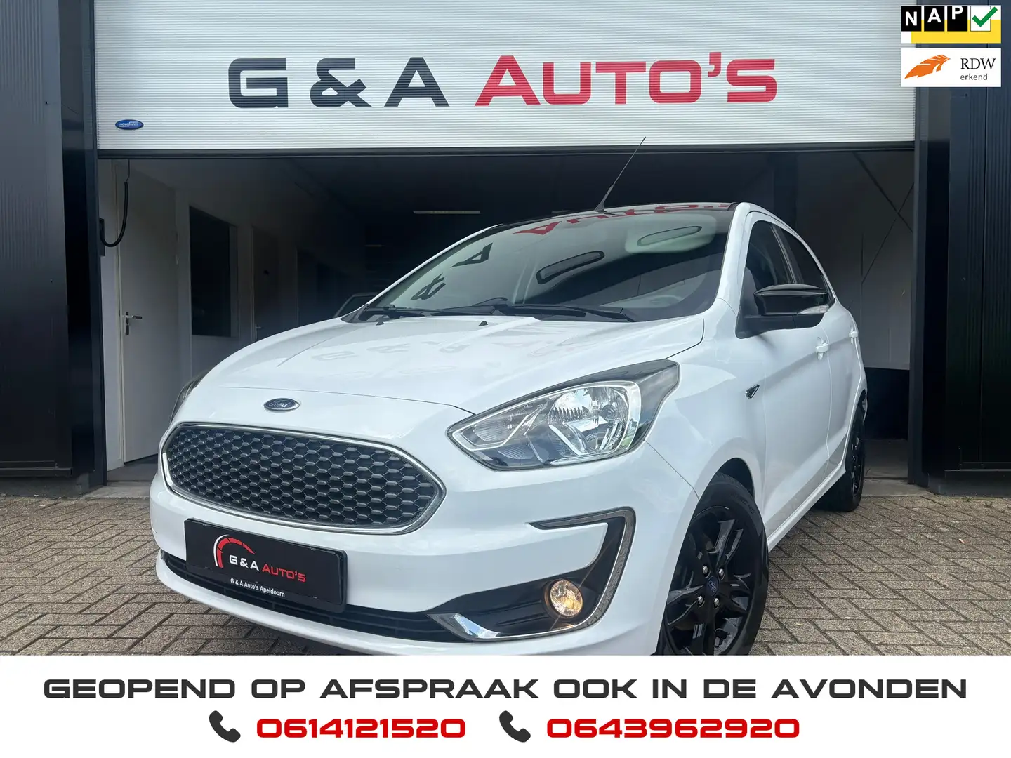 Ford Ka/Ka+ 1.2 Trend Ultimate White Sport / Airco / Cruise CT Blanc - 1