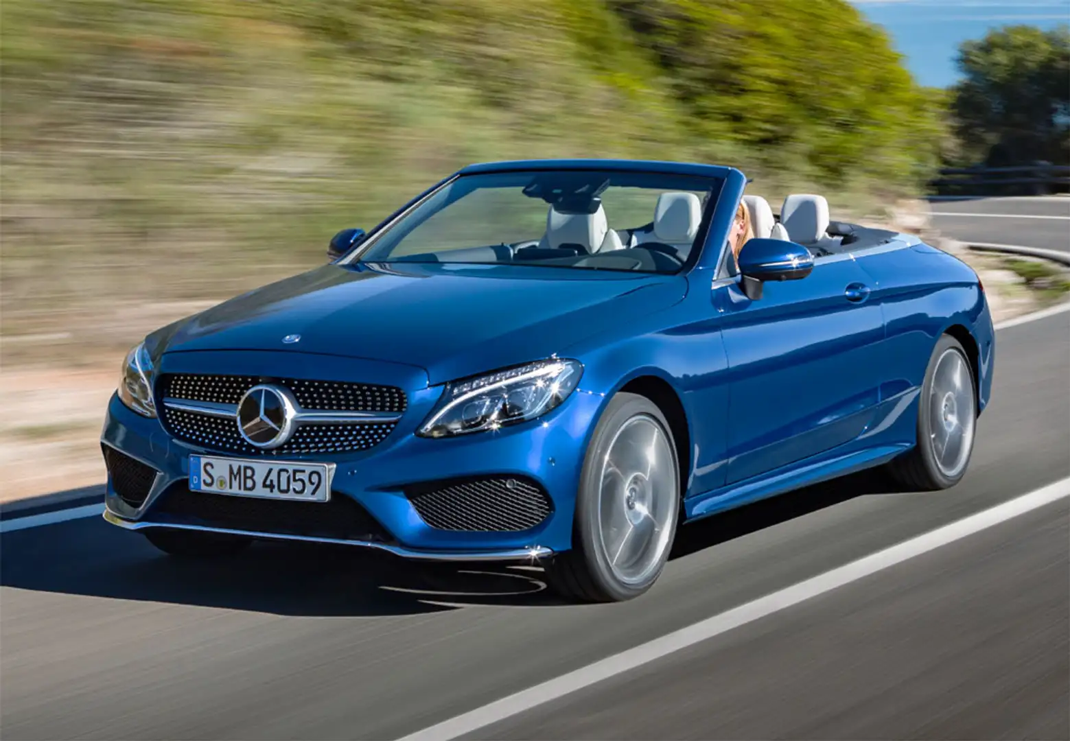 Mercedes-Benz C 220 Cabrio 220d Gris - 1