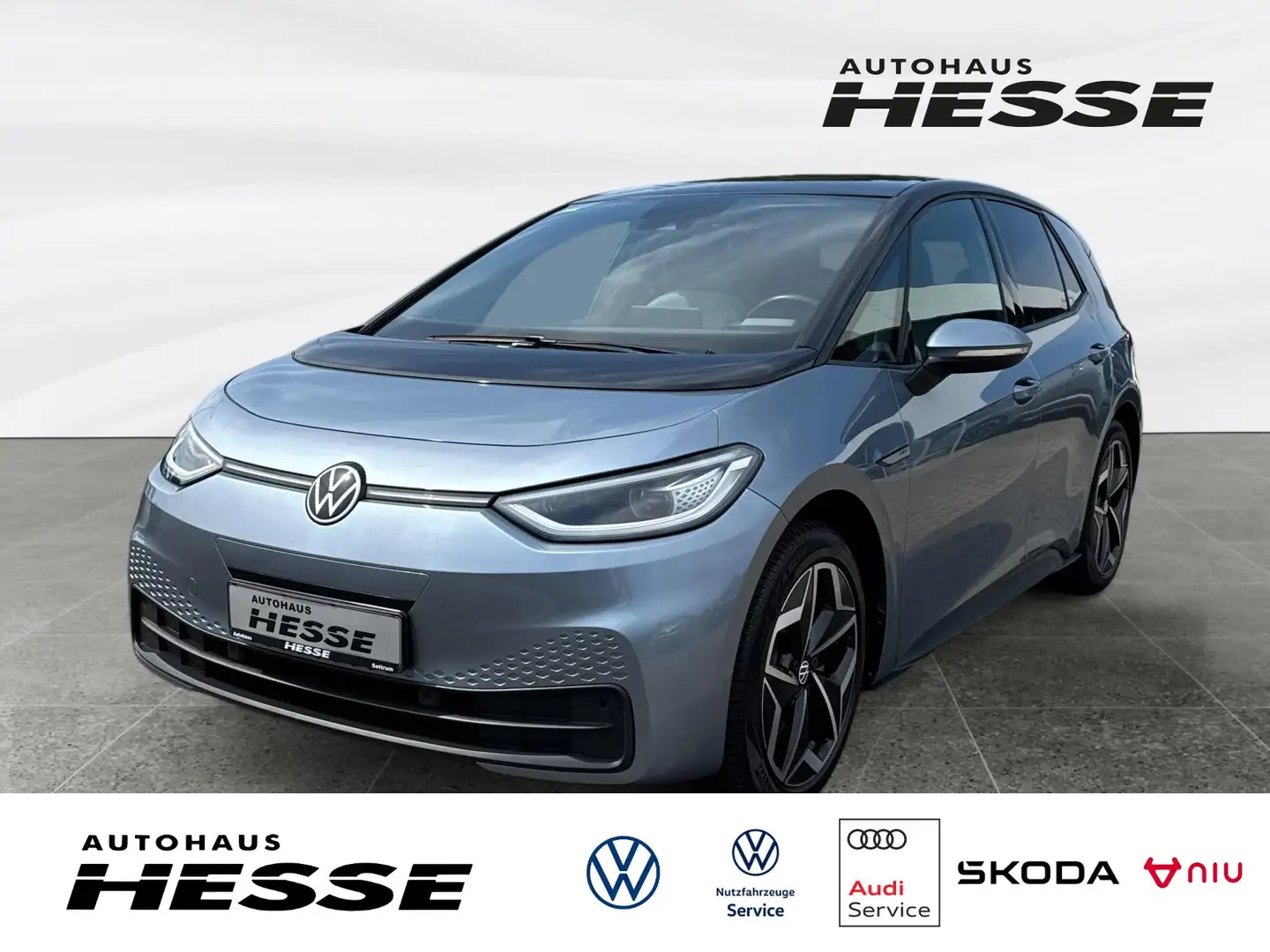 Volkswagen ID.3 Pro Family Automatik 62kWh, LED Navi ACC Blau - 1