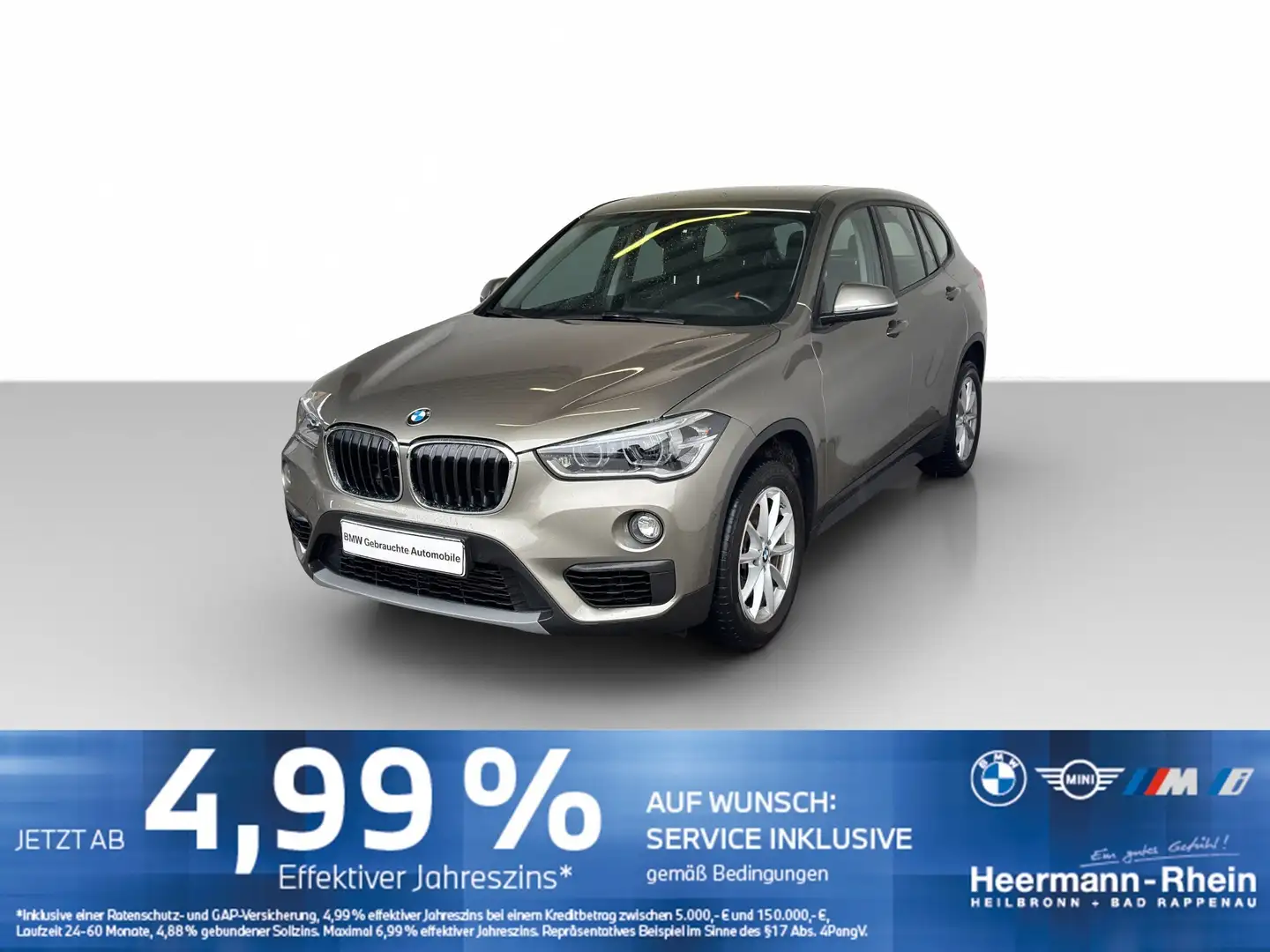 BMW X1 sDrive20iA Advantage Navi.LED.Tempo.PDC.MFL. Argent - 2