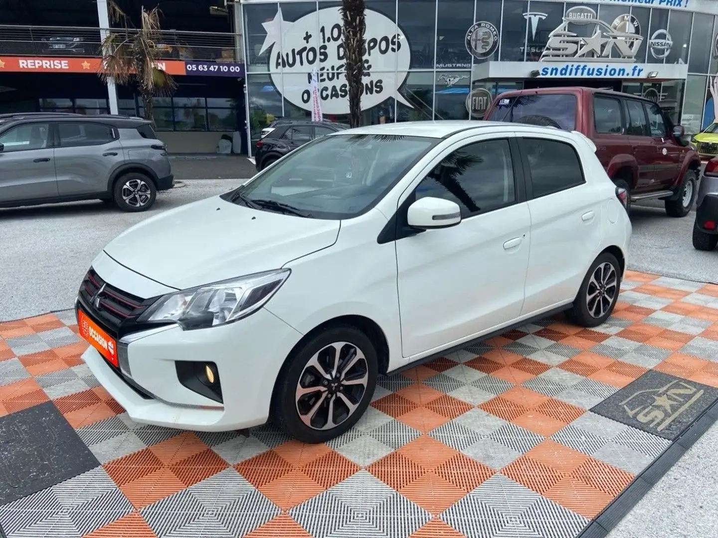 Mitsubishi Space Star 1.2 MIVEC 70 RED LINE EDITION Blanc - 1