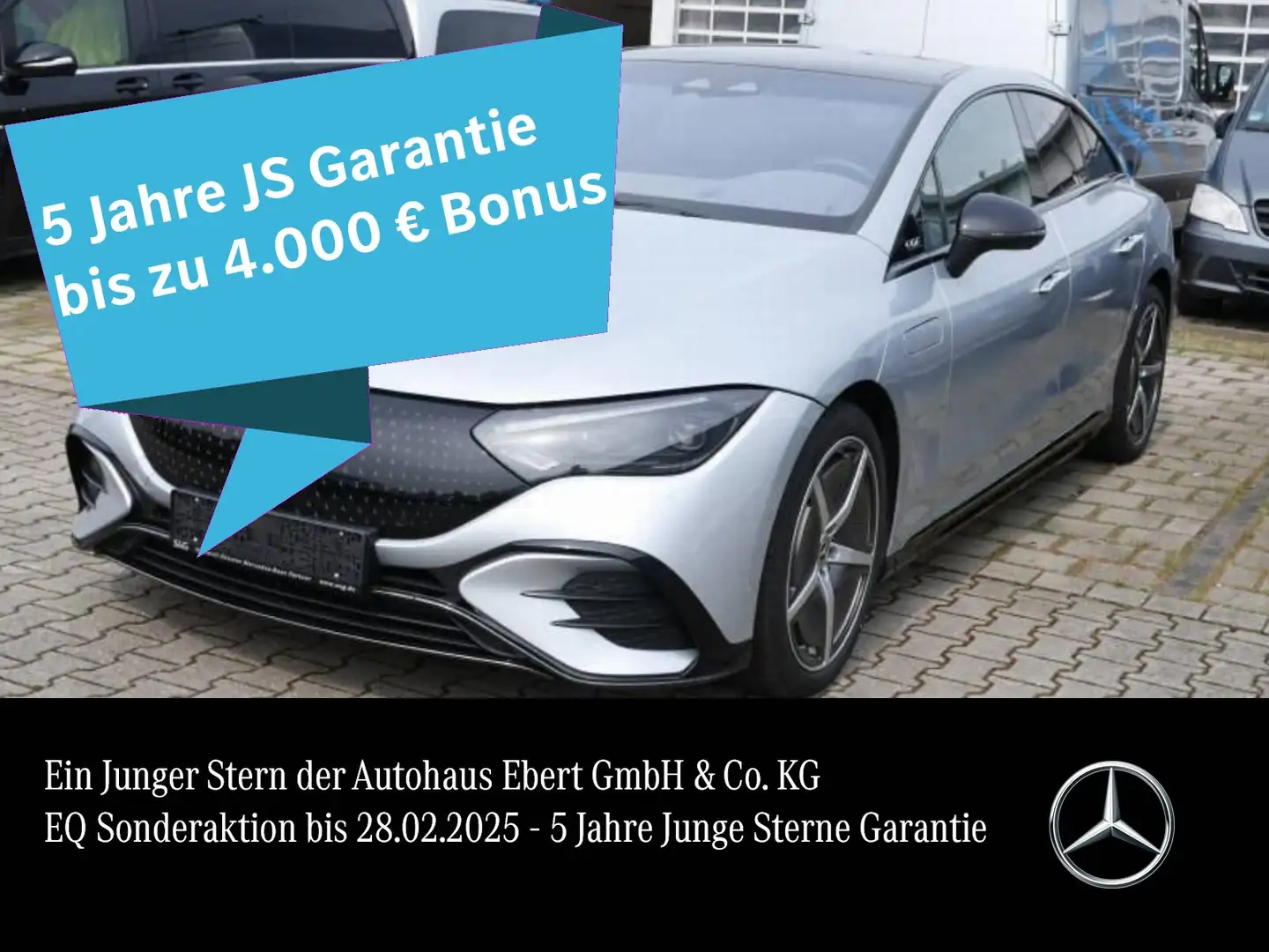 Mercedes-Benz EQE 350 EQE 500 AMG Prem AIRMATIC Pano HYPER Massage HAL Argent - 1
