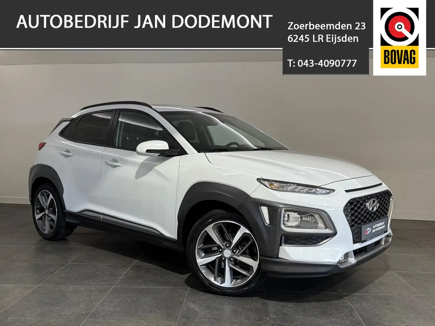 Hyundai KONA 1.0 T-GDI 120pk 2WD Premium / Schuifdak / Full Opt Wit - 1