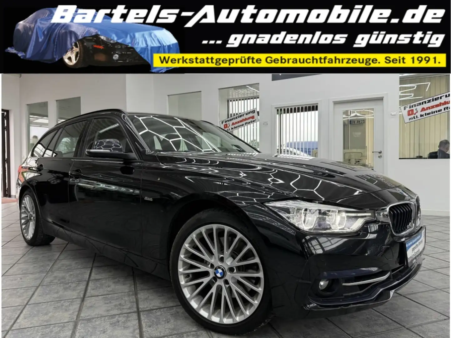 BMW 330 dA Touring xDrive Sport Line, LED, Navi, AHK Noir - 1