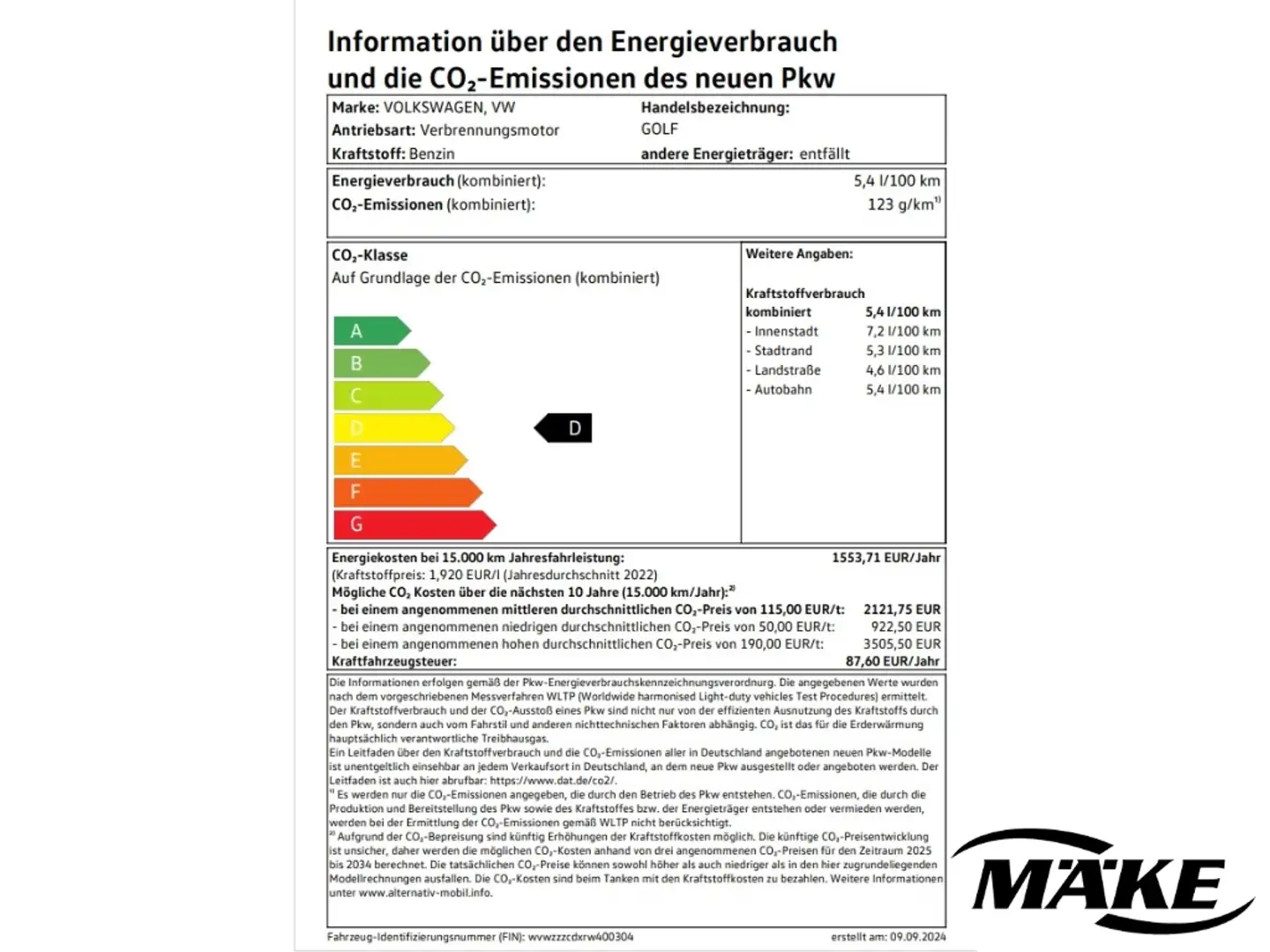 Volkswagen Golf Life 1.5 TSI ACC LED NAV ALU APP PDC Grau - 2