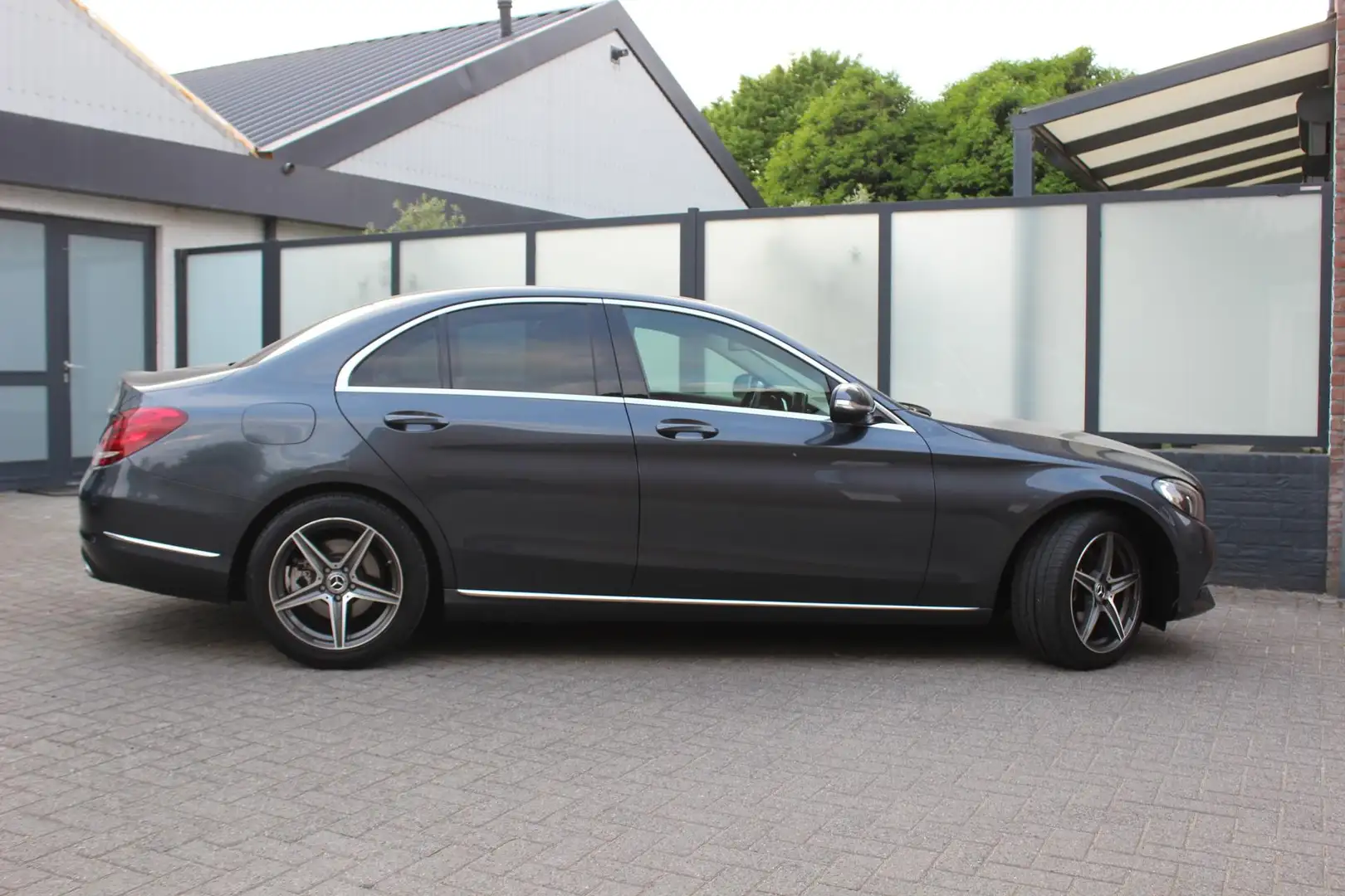 Mercedes-Benz C 180 Prestige PDC, Cruise controle, Trekhaak Afn, Half Gris - 2