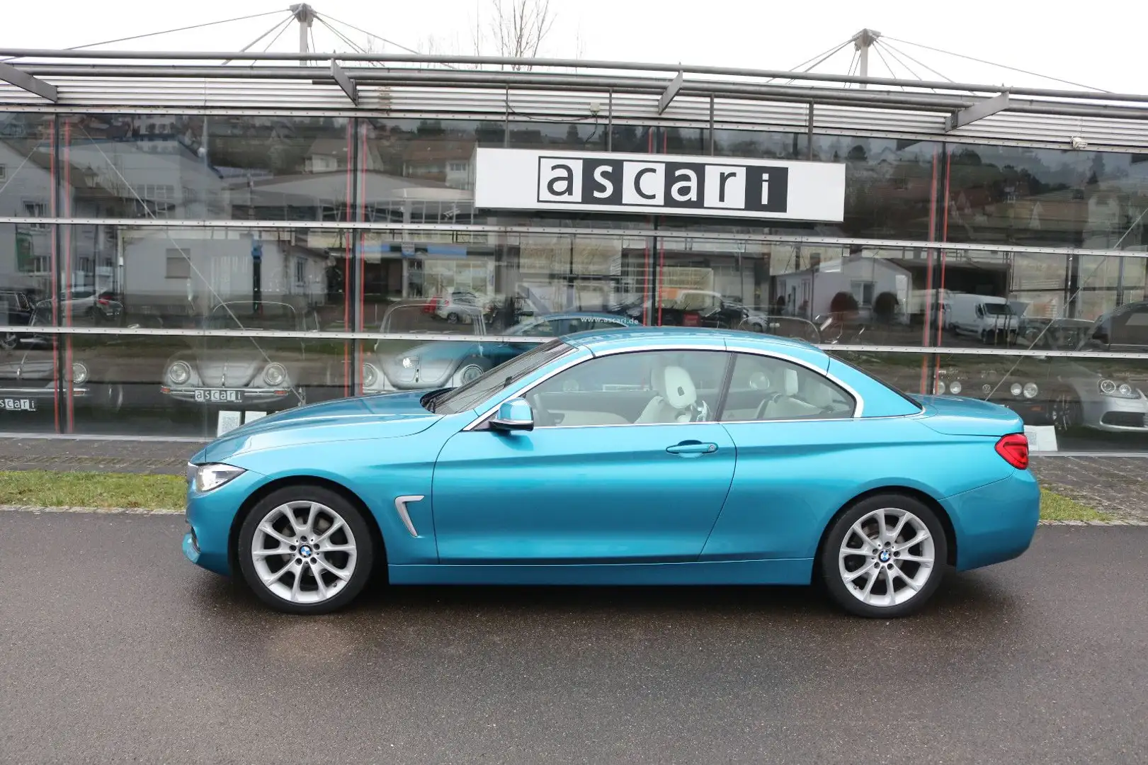 BMW 420 Cabrio 420 i Advantage Blau - 2