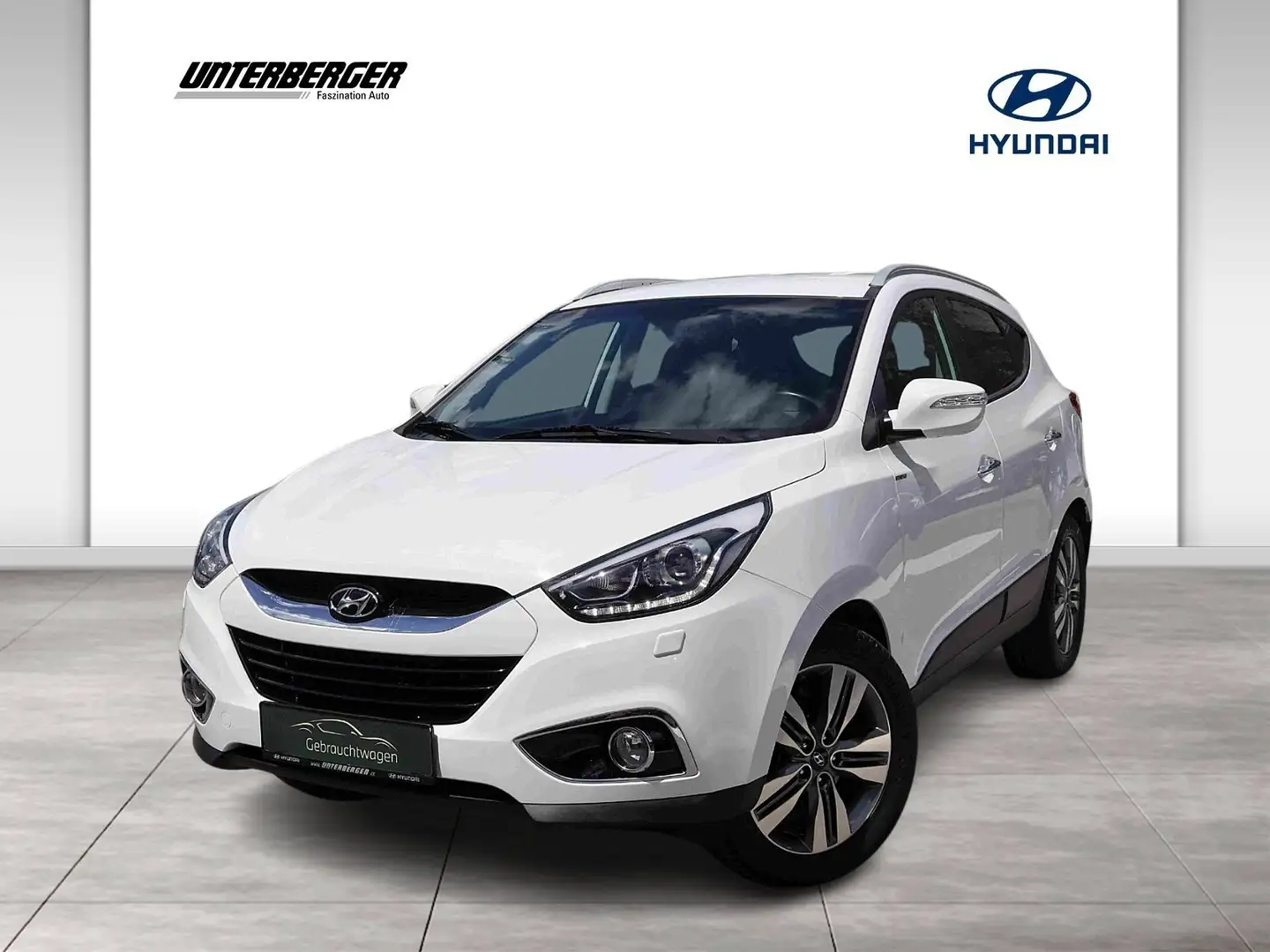 Hyundai iX35 2,0 CRDi 4WD Style Aut. Weiß - 1