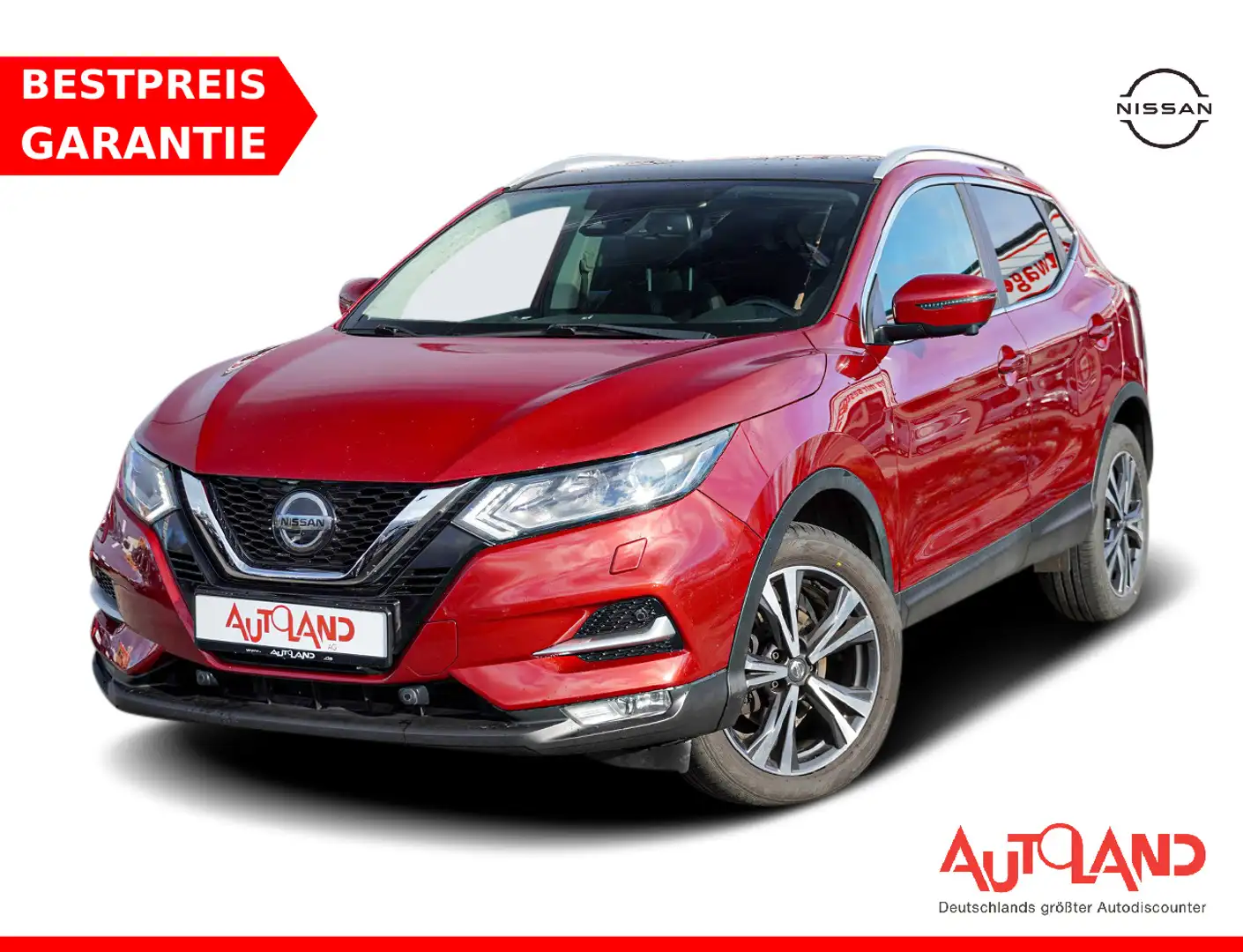 Nissan Qashqai 1.6 dCi N-Connecta Klimaaut. Kamera AHK Rot - 1