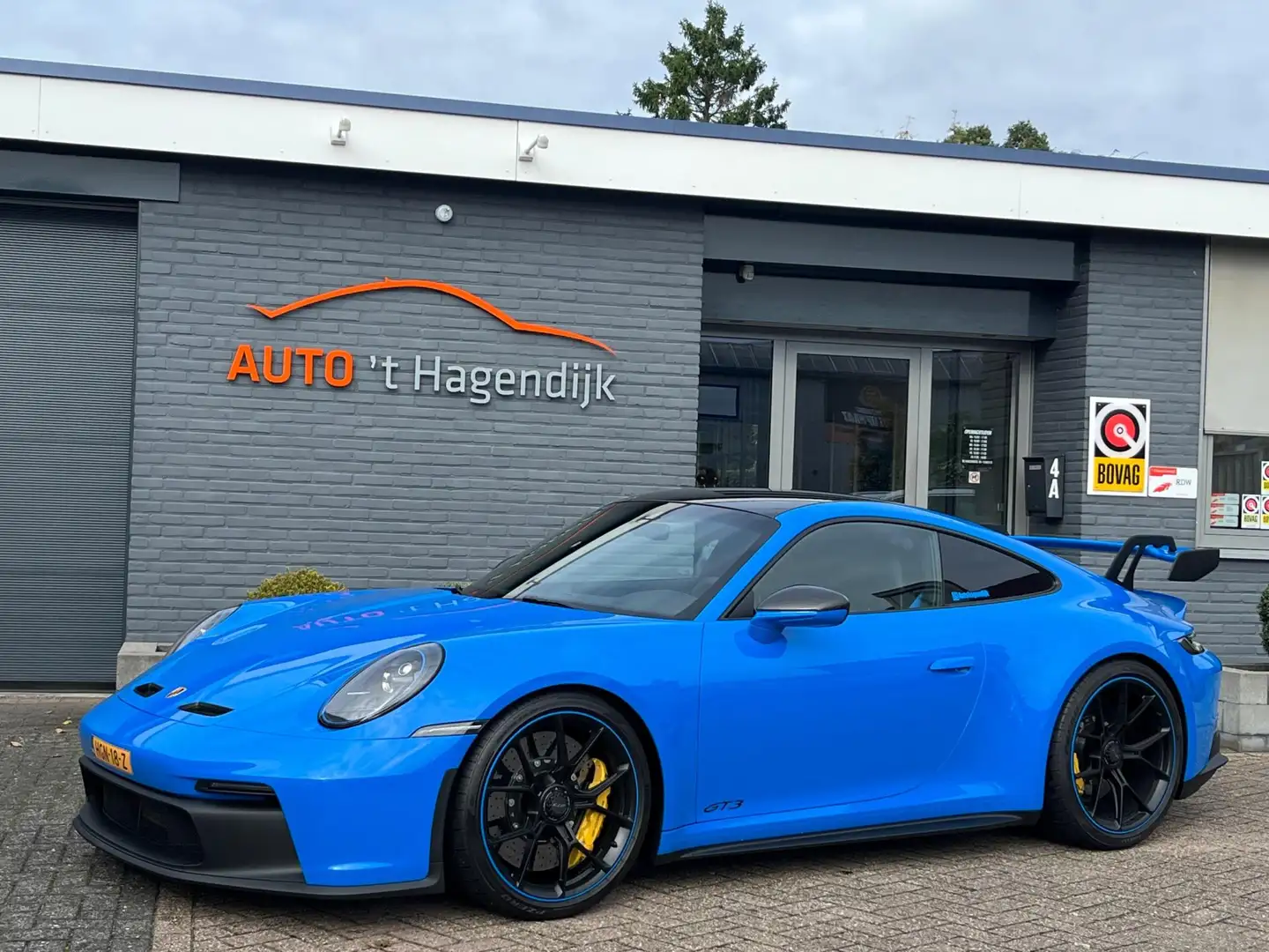 Porsche 911 4.0 GT3 Clubsport PCCB Akrapovic PPF carbon Синій - 2