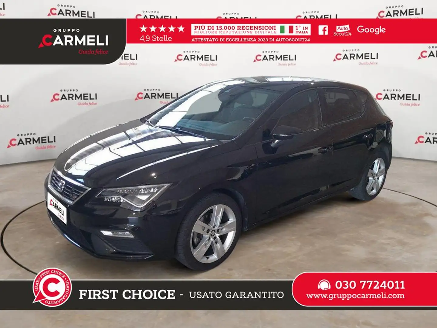 SEAT Leon 1.6 tdi FR 115cv dsg Nero - 1