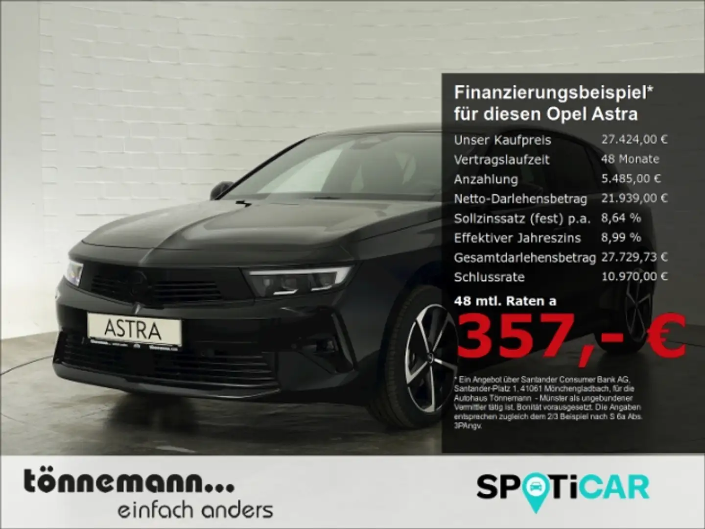 Opel Astra L LIM. GS AT+NAVI+KEYLESS+MATRIX-LED-LICHT+360°KAM Schwarz - 1