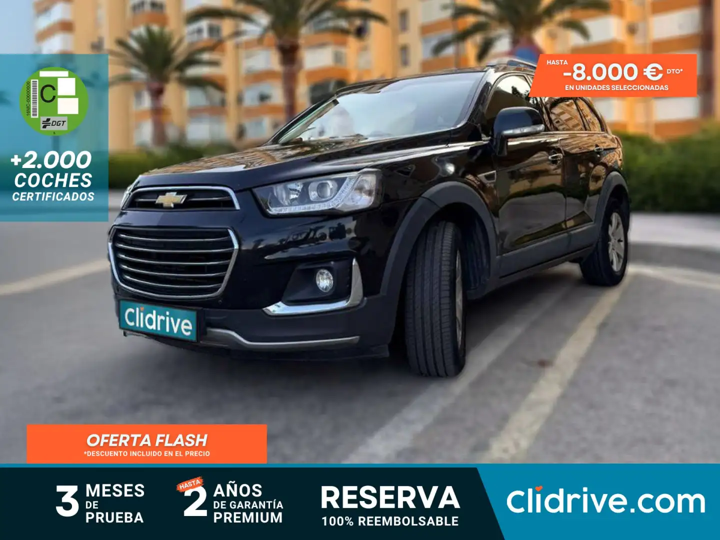 Chevrolet Captiva 2.2VCDI LTZ AWD Aut. Black - 1