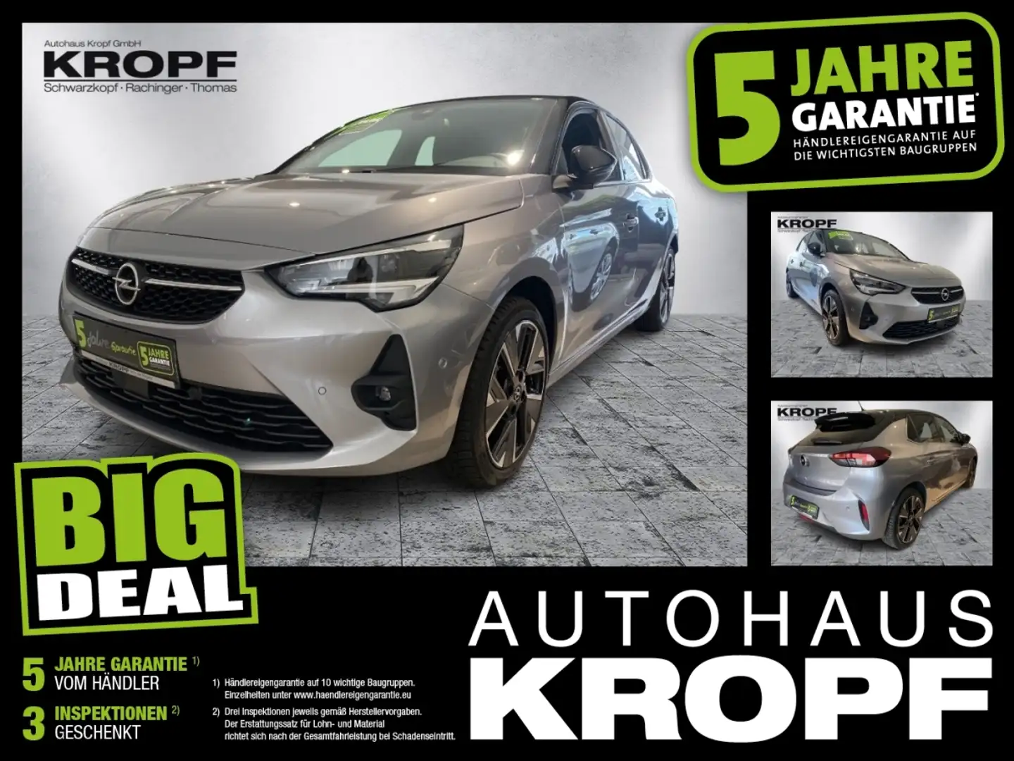 Opel Corsa F e Ultimate Alcantara+LED+Navi+SHZ+LM Grey - 1