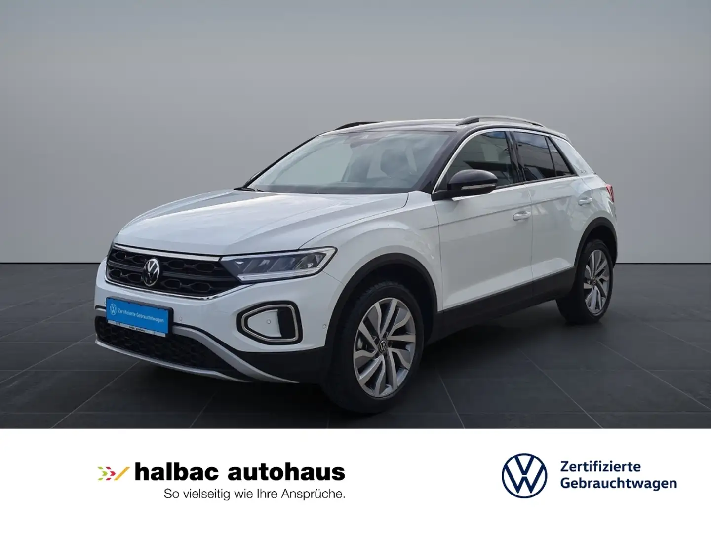 Volkswagen T-Roc 1.5 TSI DSG Goal+AHK+NAVI+WR+LED+PDC+SHZ+ACC Blanco - 1
