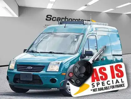 Green 2010 Ford Transit Connect Van Front-Wheel Drive Automatic