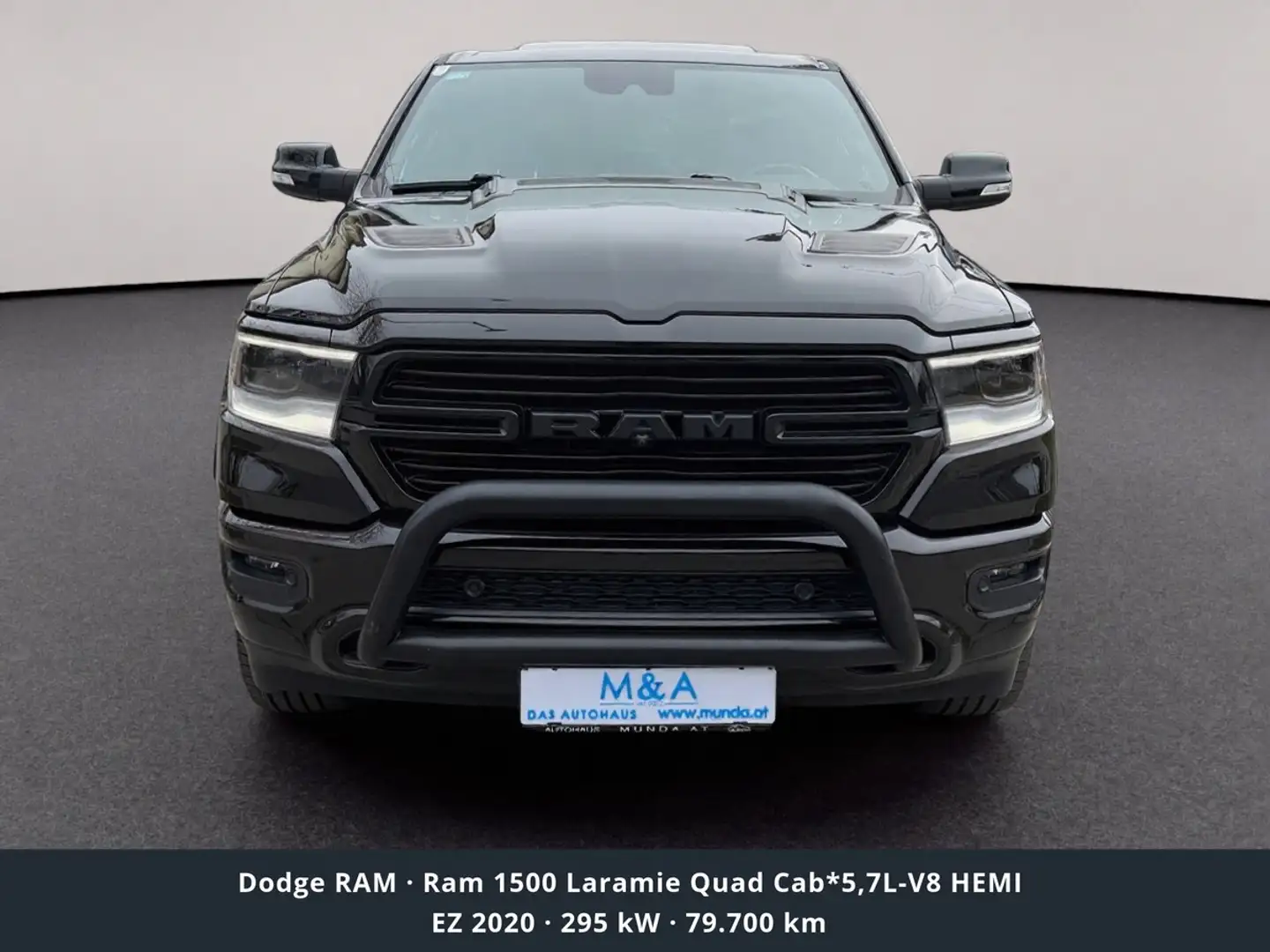 Dodge RAM Ram 1500 Laramie Quad Cab*5,7L-V8 HEMI Schwarz - 2