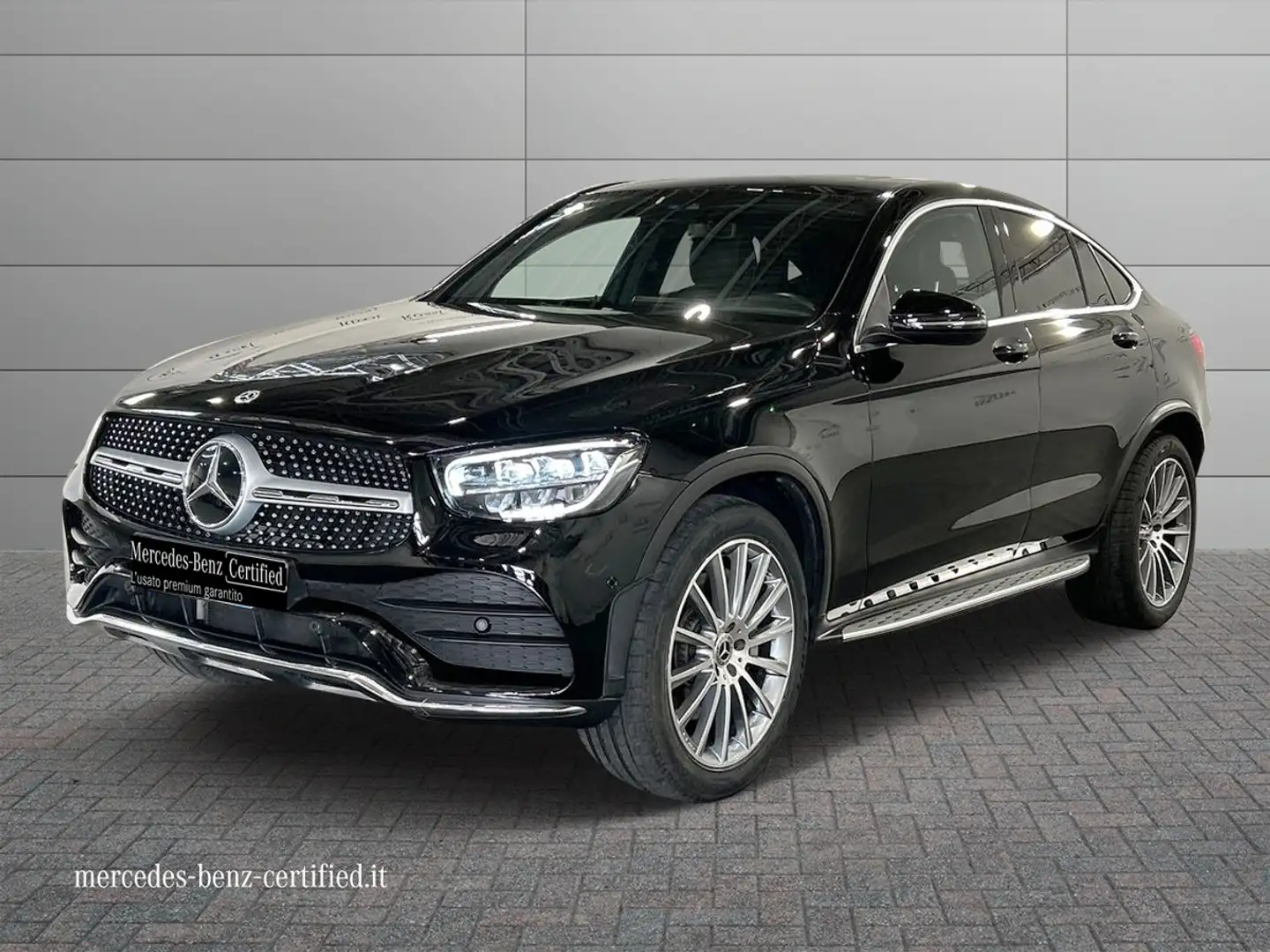 Mercedes-Benz GLC 220 GLC coupe 220 d Premium 4matic auto Zwart - 1