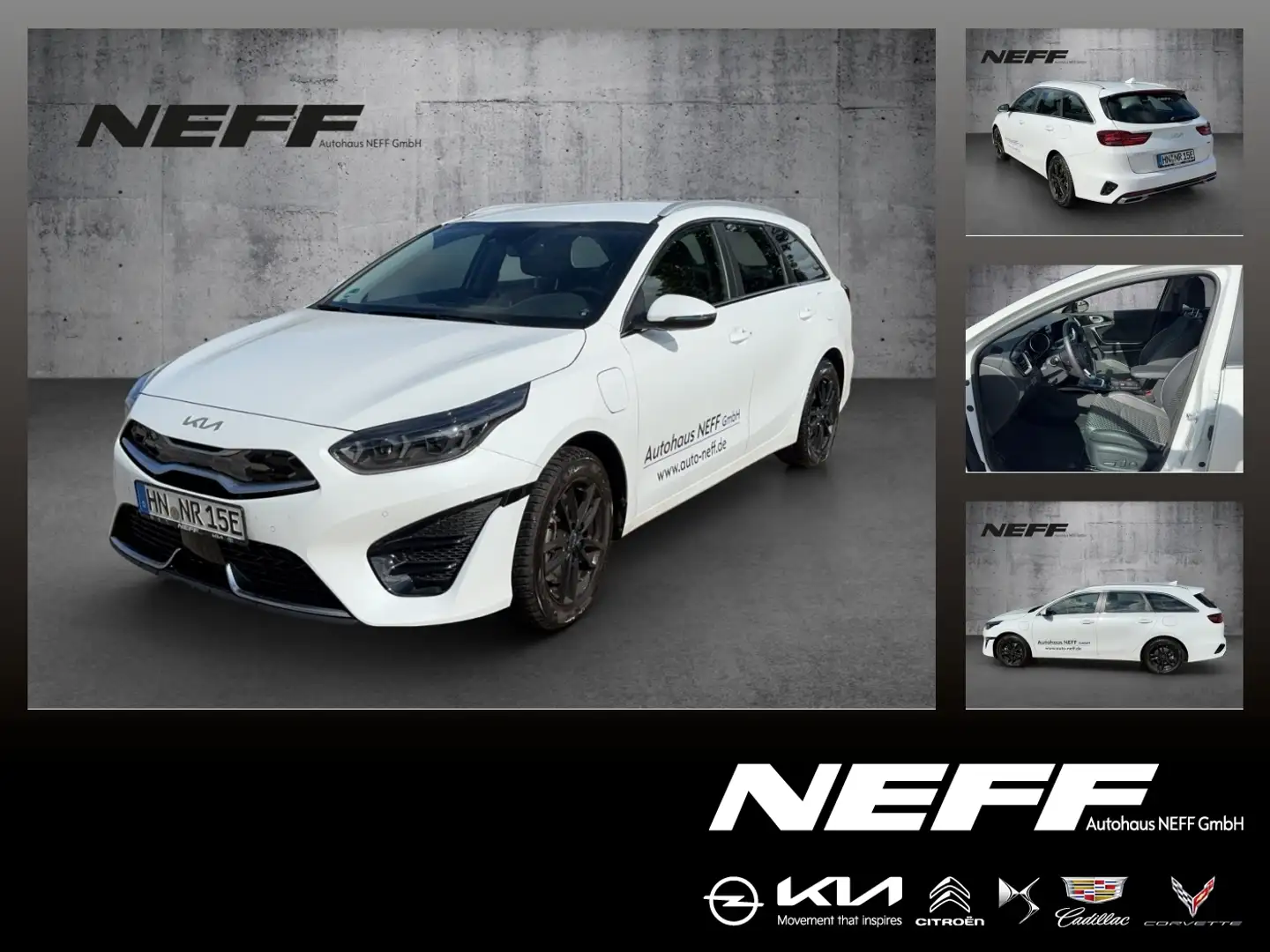 Kia Ceed SW / cee'd SW Ceed Sportswagon 1.6 Plug-in Hybrid Spirit ACC Blanc - 1