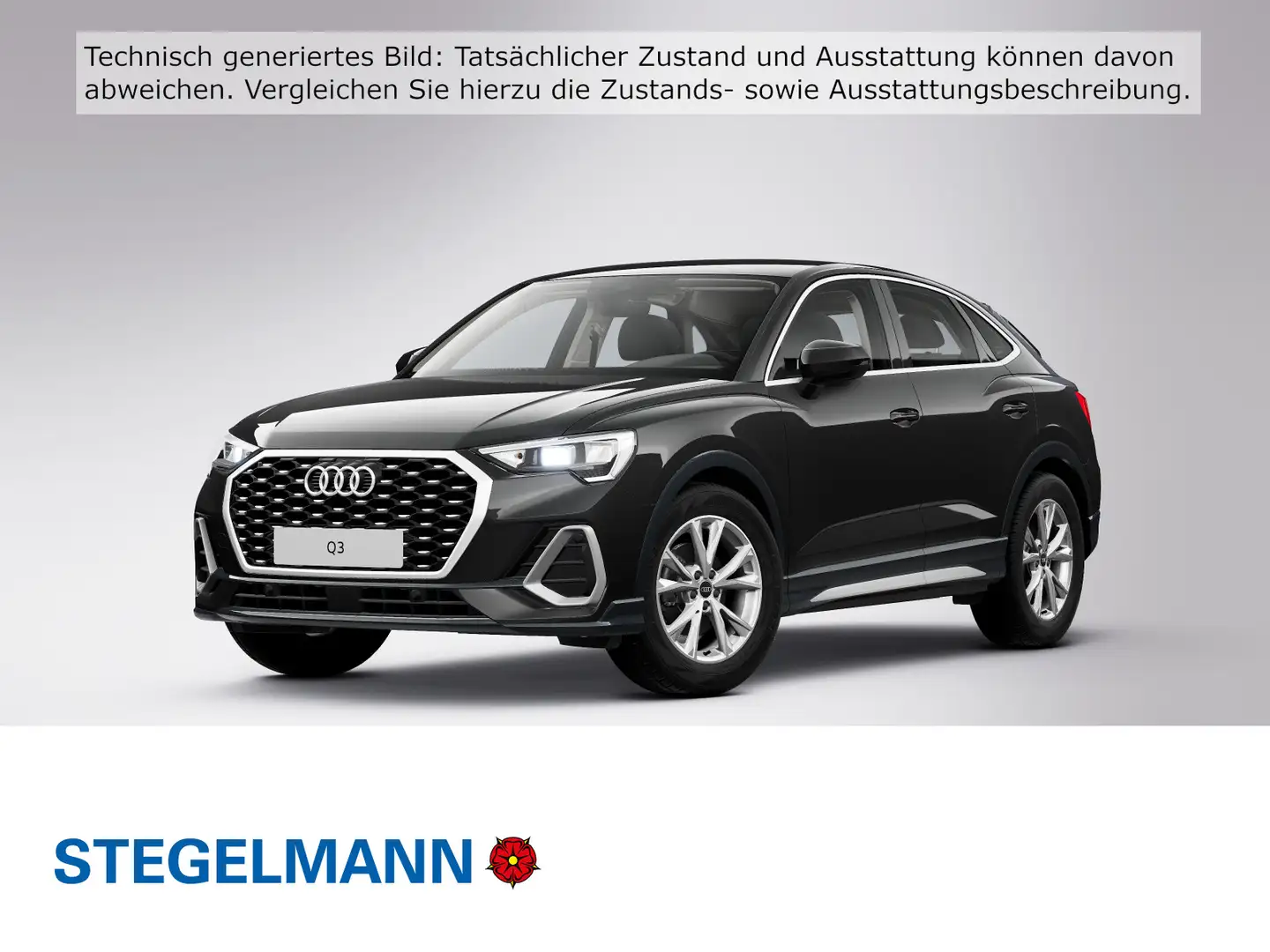 Audi Q3 35 TFSI S-tronic S-Line *AHK*LED*Si Schwarz - 1