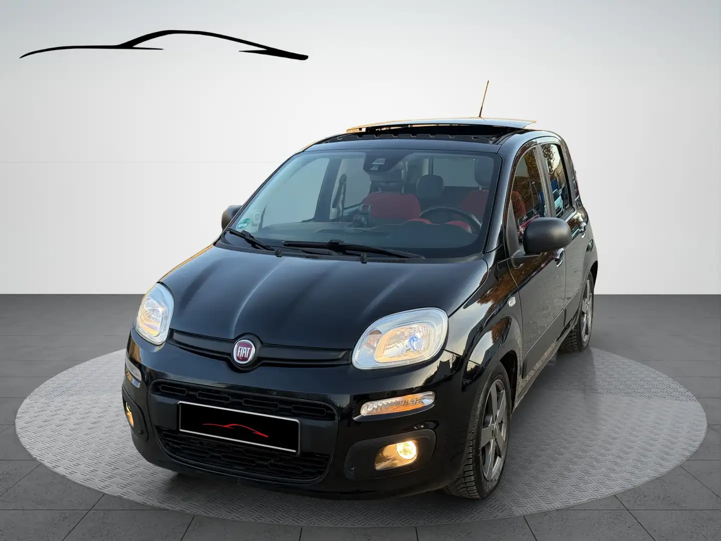 Fiat Panda Lounge / AUTOMATIK / PANORAMA SCHIEBE DACH Schwarz - 1