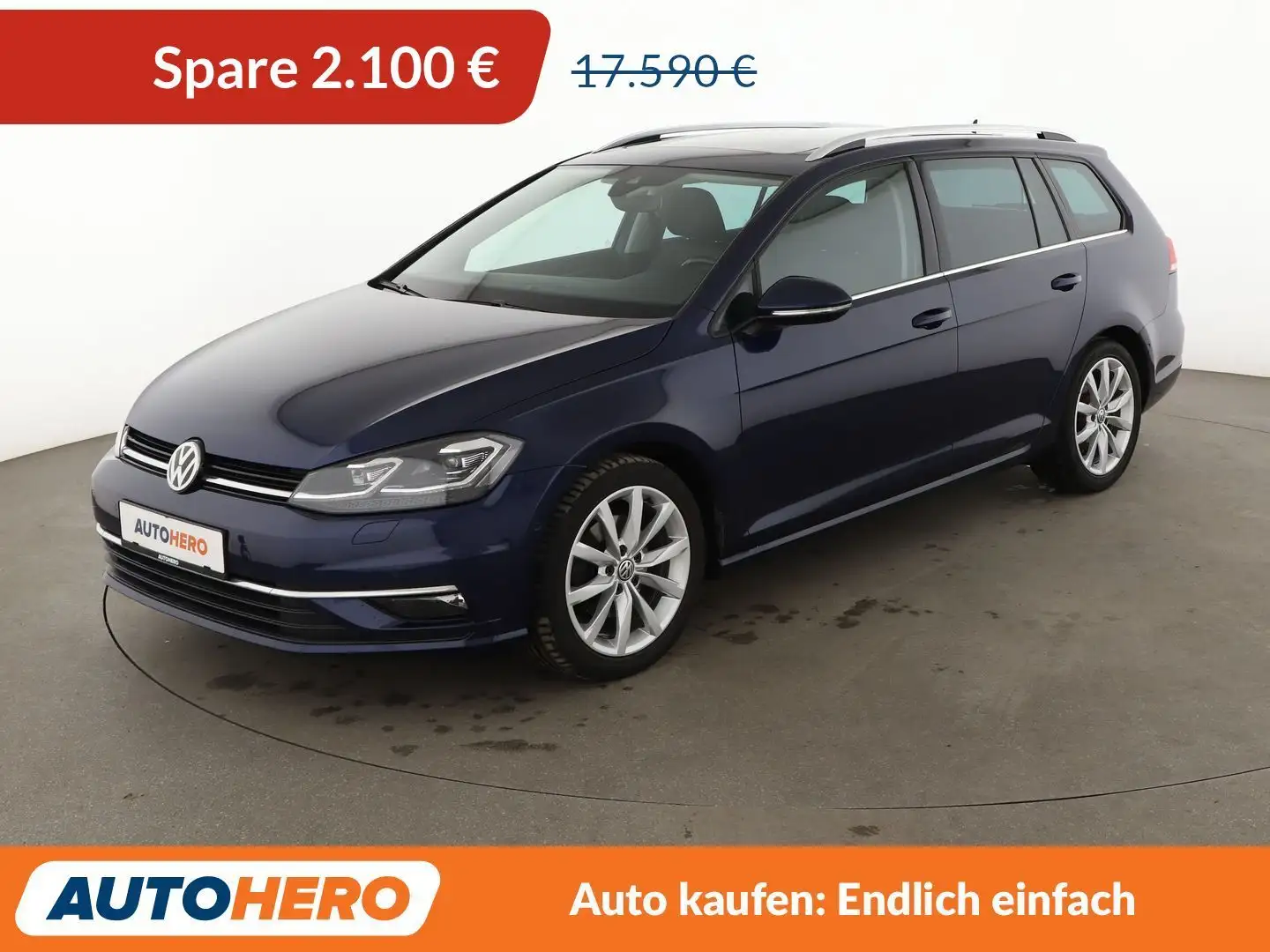 Volkswagen Golf 1.5 TSI ACT Highline BM*NAVI*LED*ACC* Bleu - 1