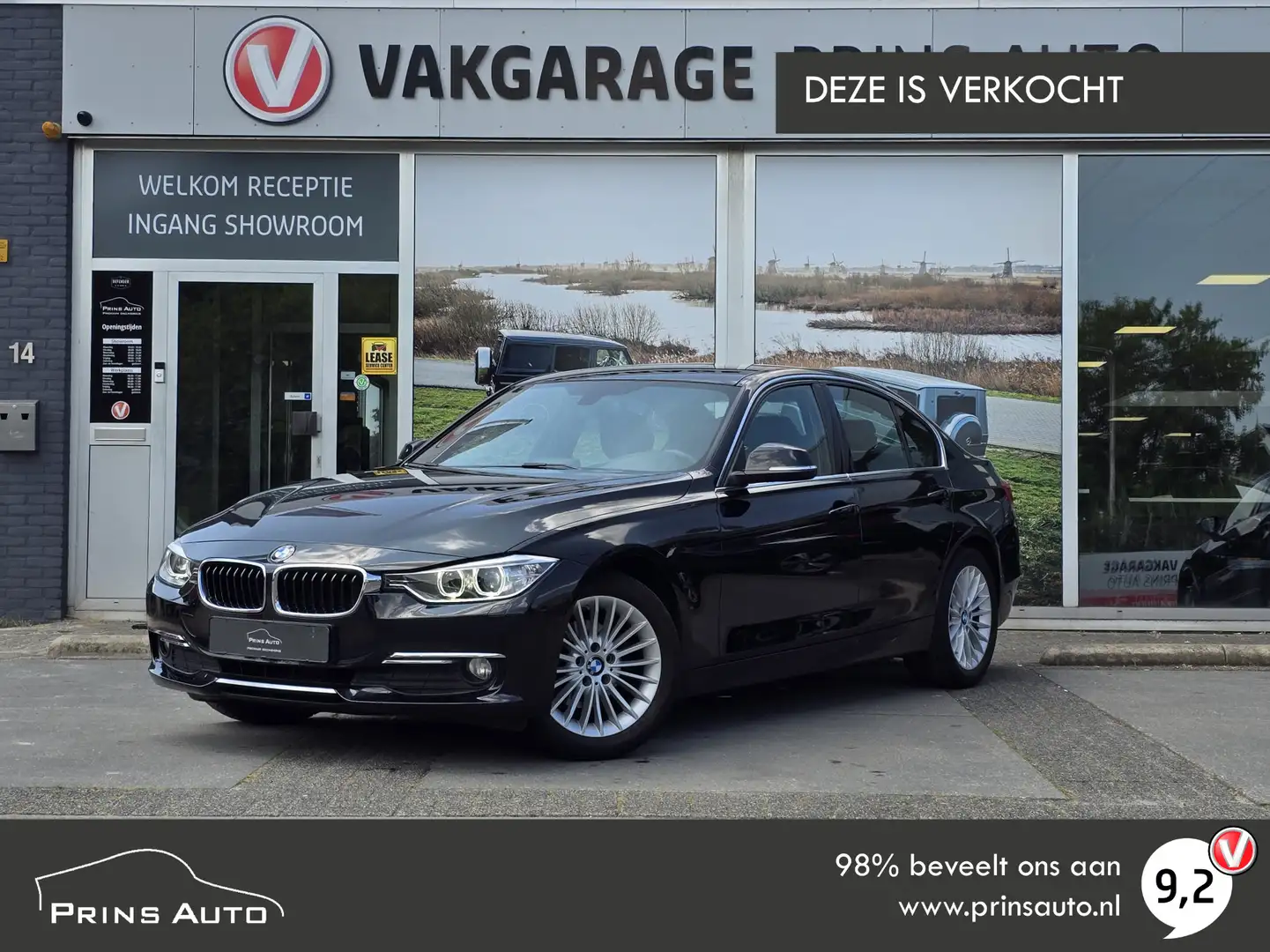 BMW 316 3-serie 316i Executive |NAVI|STOELVERW.|CLIMA|ORIG Zwart - 1