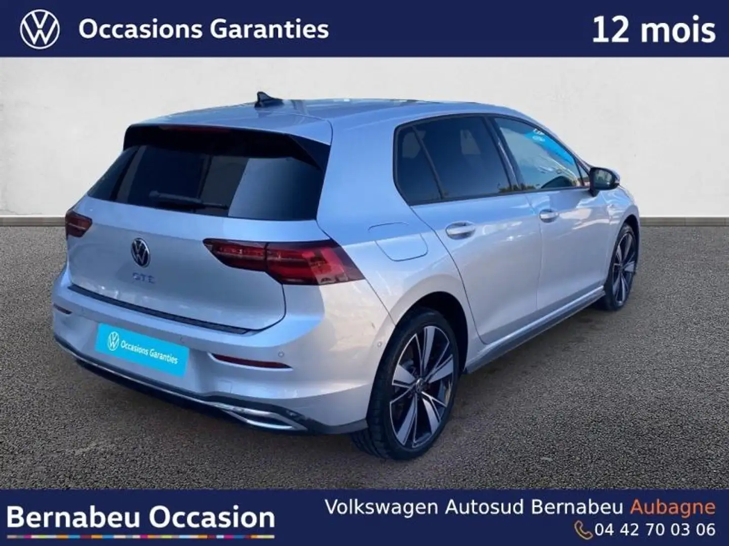 Volkswagen Golf 1.4 eHybrid 245ch GTE DSG6 Argent - 2