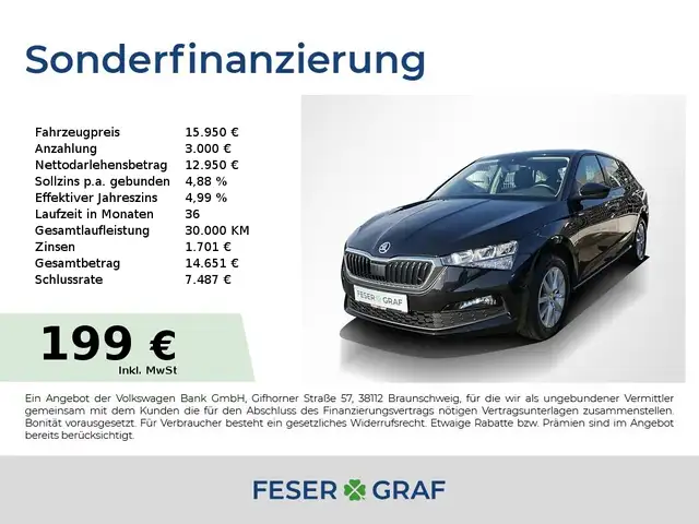 Skoda Scala Ambition 1.0 TSI PDC/LED/SHZ