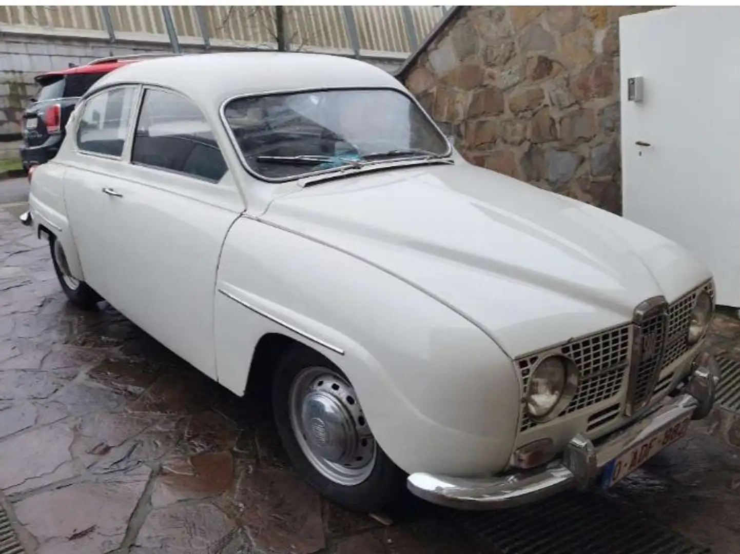 Saab 96 V4 Blanc - 1