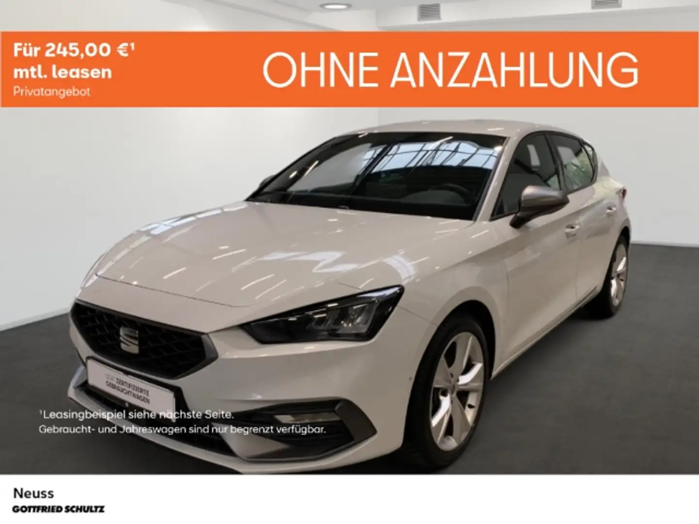 SEAT Leon FR TDI DSG NAVI SITZHEIZUNG EINPARKHILFE LED Blanc - 1