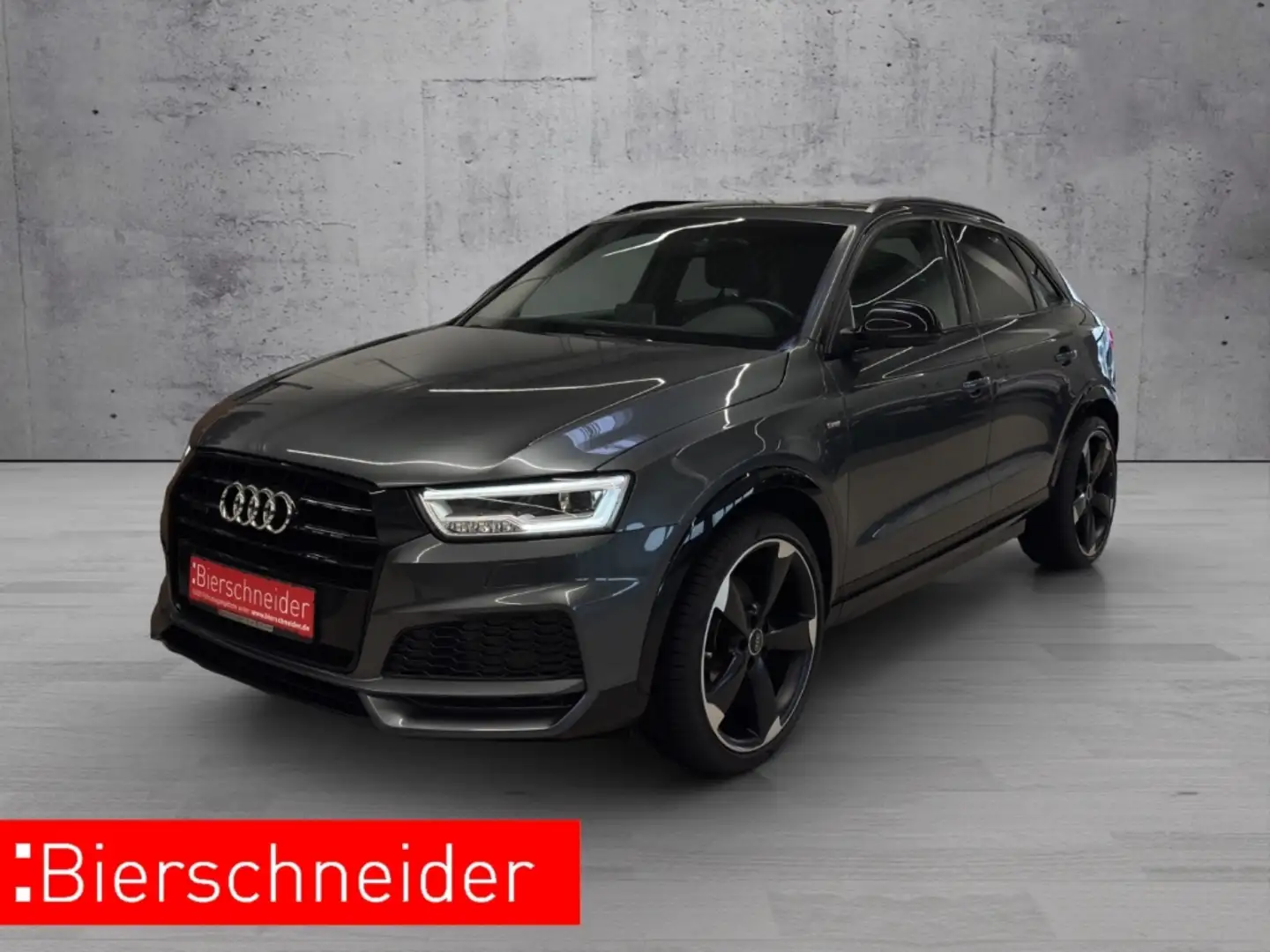 Audi Q3 2.0 TFSI qu. S tronic line LED 20 PANO PDC GRA Gris - 1