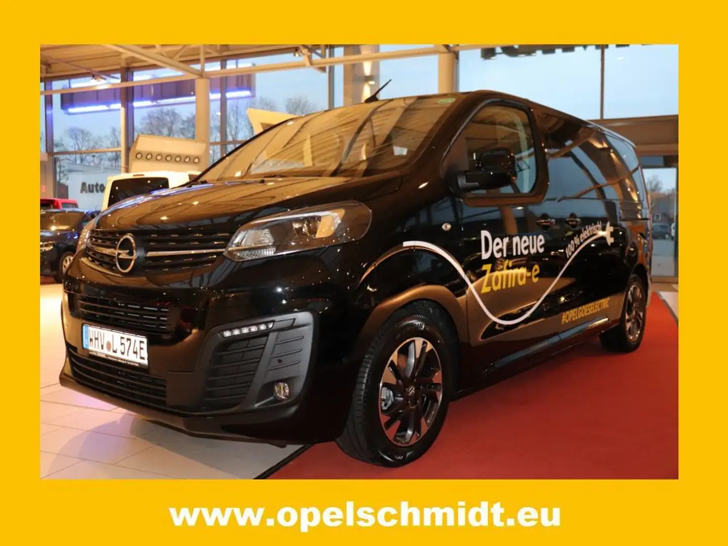 Opel Zafira Life E 75-kWh M Tourer Zwart - 1