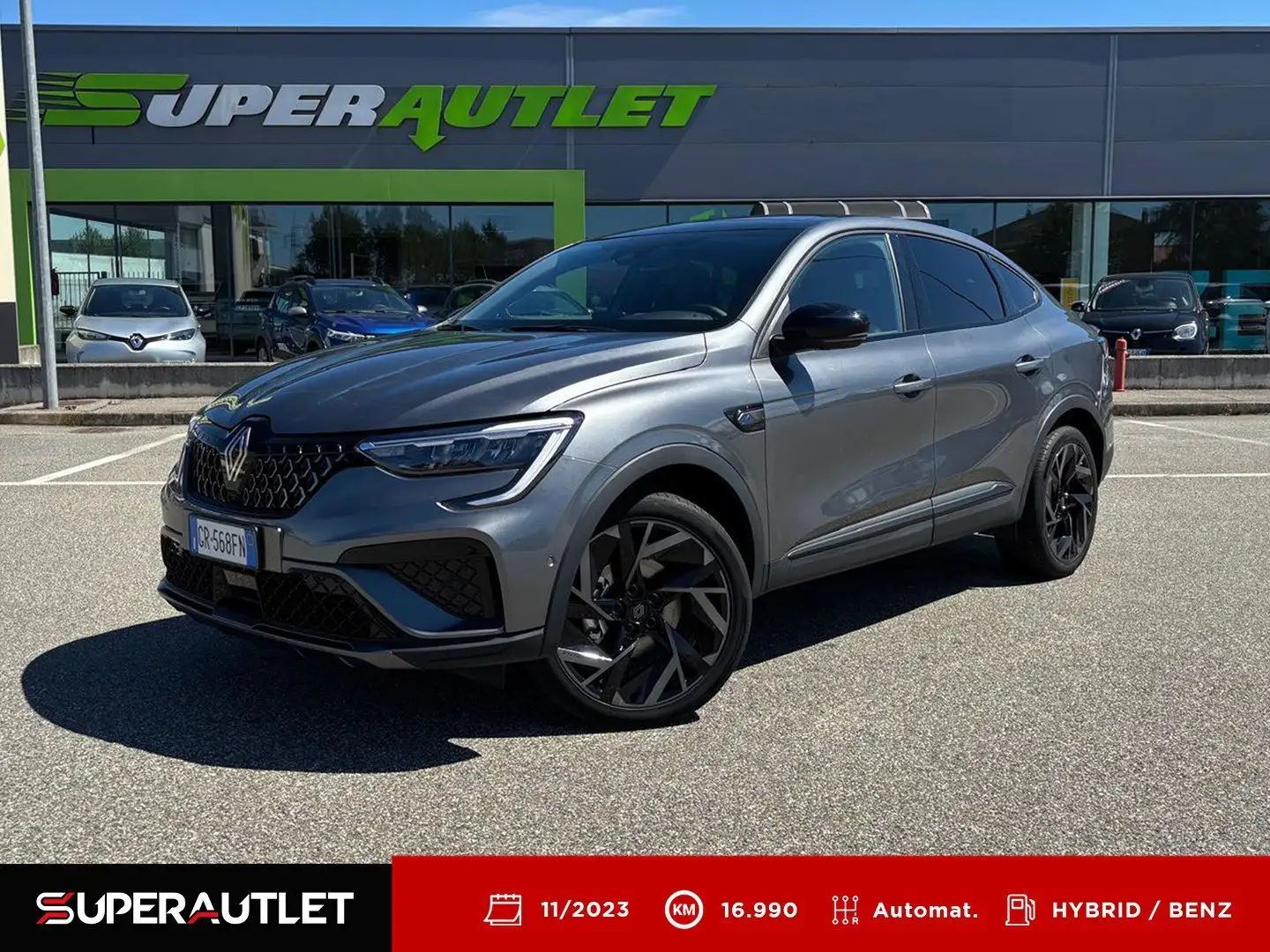Renault Arkana 1.6 E-Tech full hybrid Esprit Alpine siva - 1