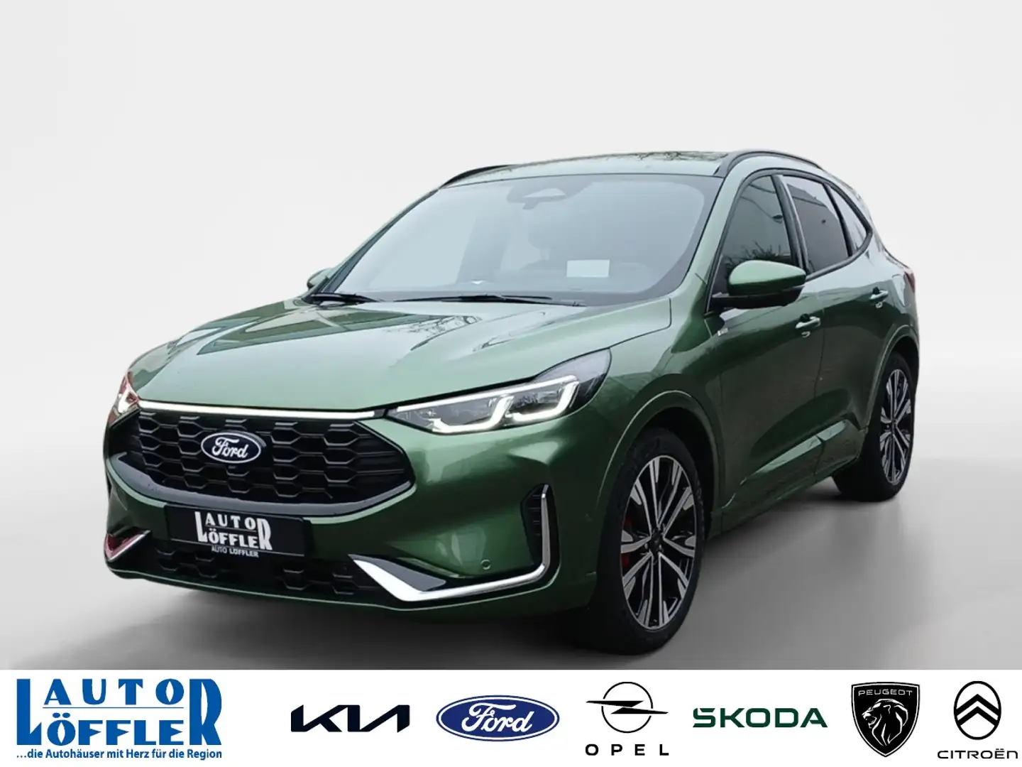 Ford Kuga Hybrid ST-Line X PDC´RFK360´NAVI´ACC´AHK´ Kli Grün - 1