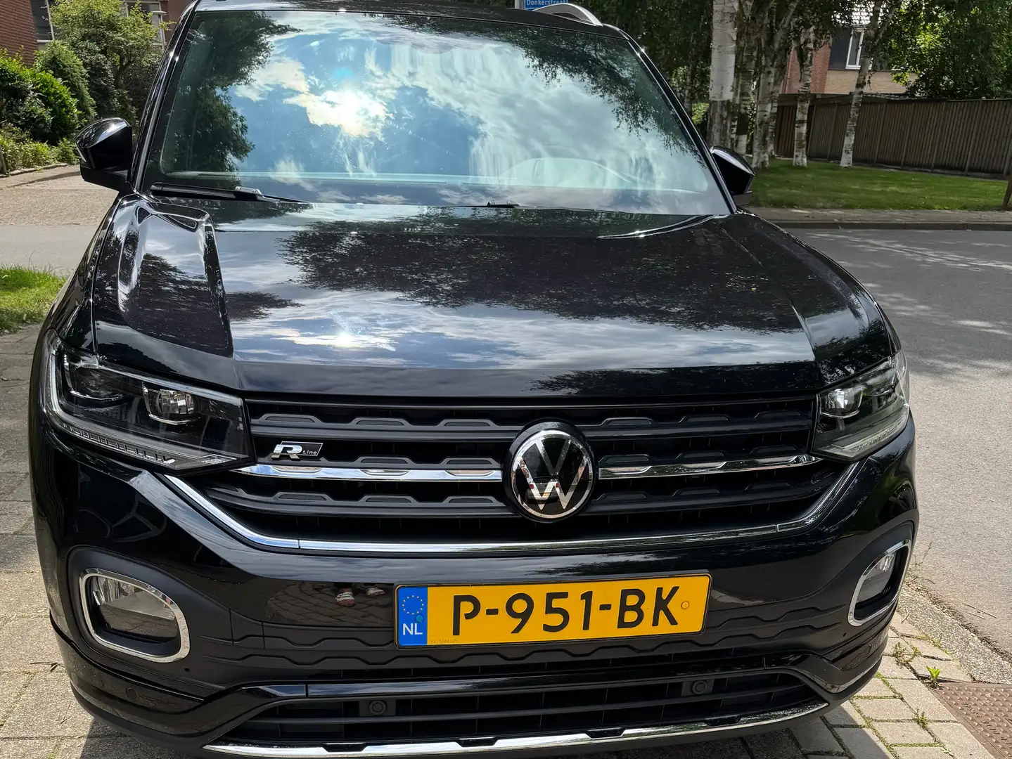 Volkswagen T-Cross T-Cross 1.0 TSI R-Line Zwart - 1