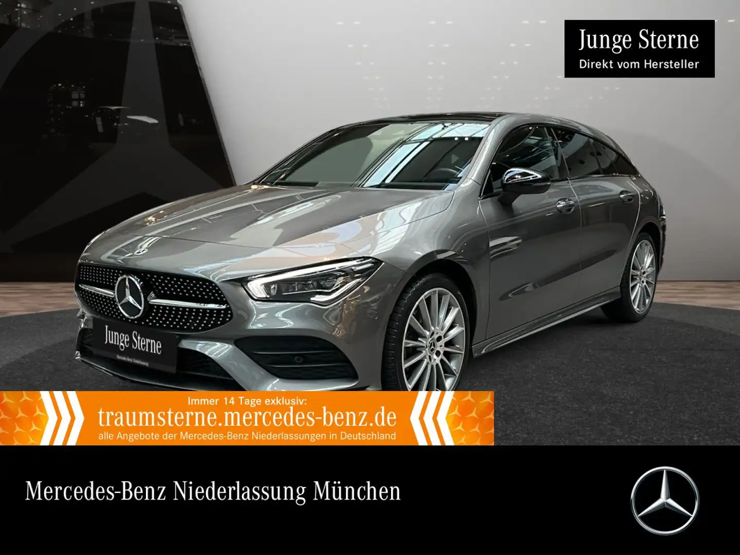 Mercedes-Benz CLA 250 e AMG+NIGHT+PANO+MULTIBEAM+KAMERA+HUD+8G Grau - 1
