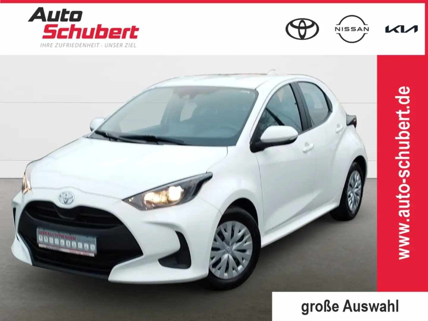 Toyota Yaris Comfort 5-TÜRER, 1,0 5-Gang+CarPlay+Kamera Blanc - 1