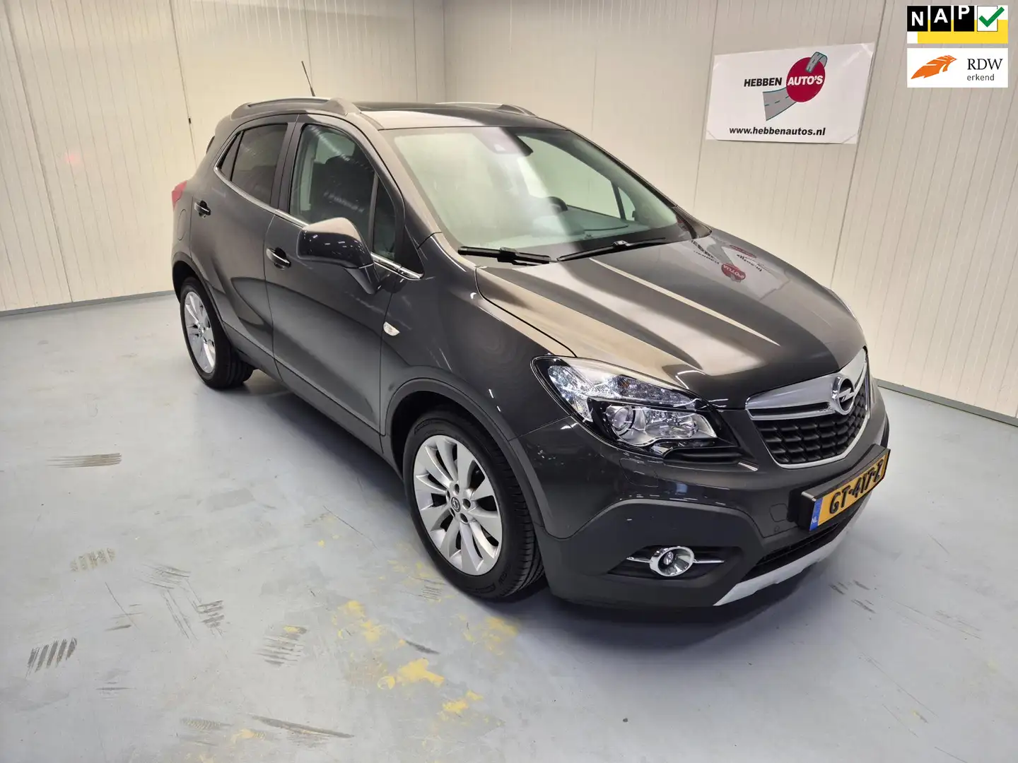Opel Mokka 1.4 T Cosmo Navi Schuifdak Camera Leer Ecc Cruise Gris - 1