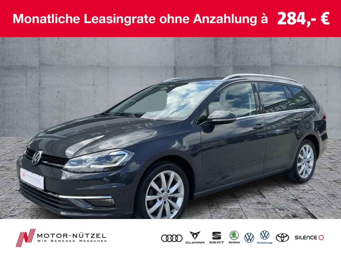 Volkswagen Golf Variant Golf VII Variant 1.5 TSI DSG HL 5JG+LED+NAVI+ACC Grau - 1
