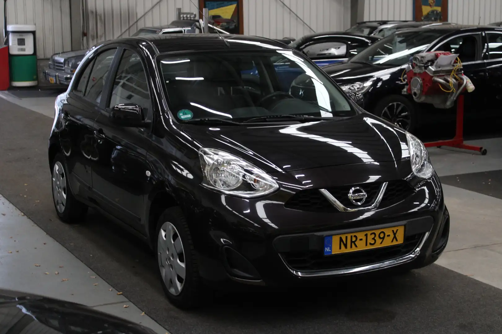 Nissan Micra 1.2 Acenta 28.400km NAP, Airco, Stuurbekrachtiging Paars - 2