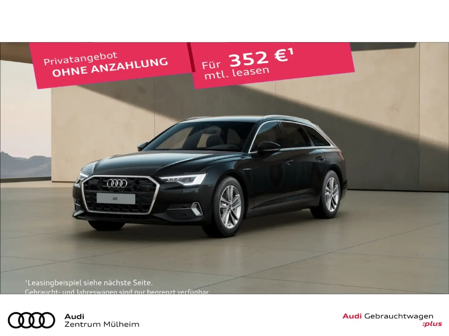 Audi A6 Avant 40 TDI Navi LED Rückfahrkamera virtual ACC Schwarz - 1