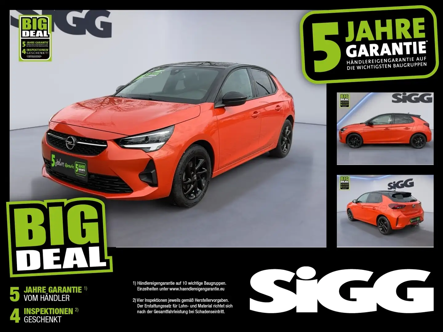 Opel Corsa 1.2 Turbo GS-Line Kamera AHK LED PDC DAB+ Orange - 1