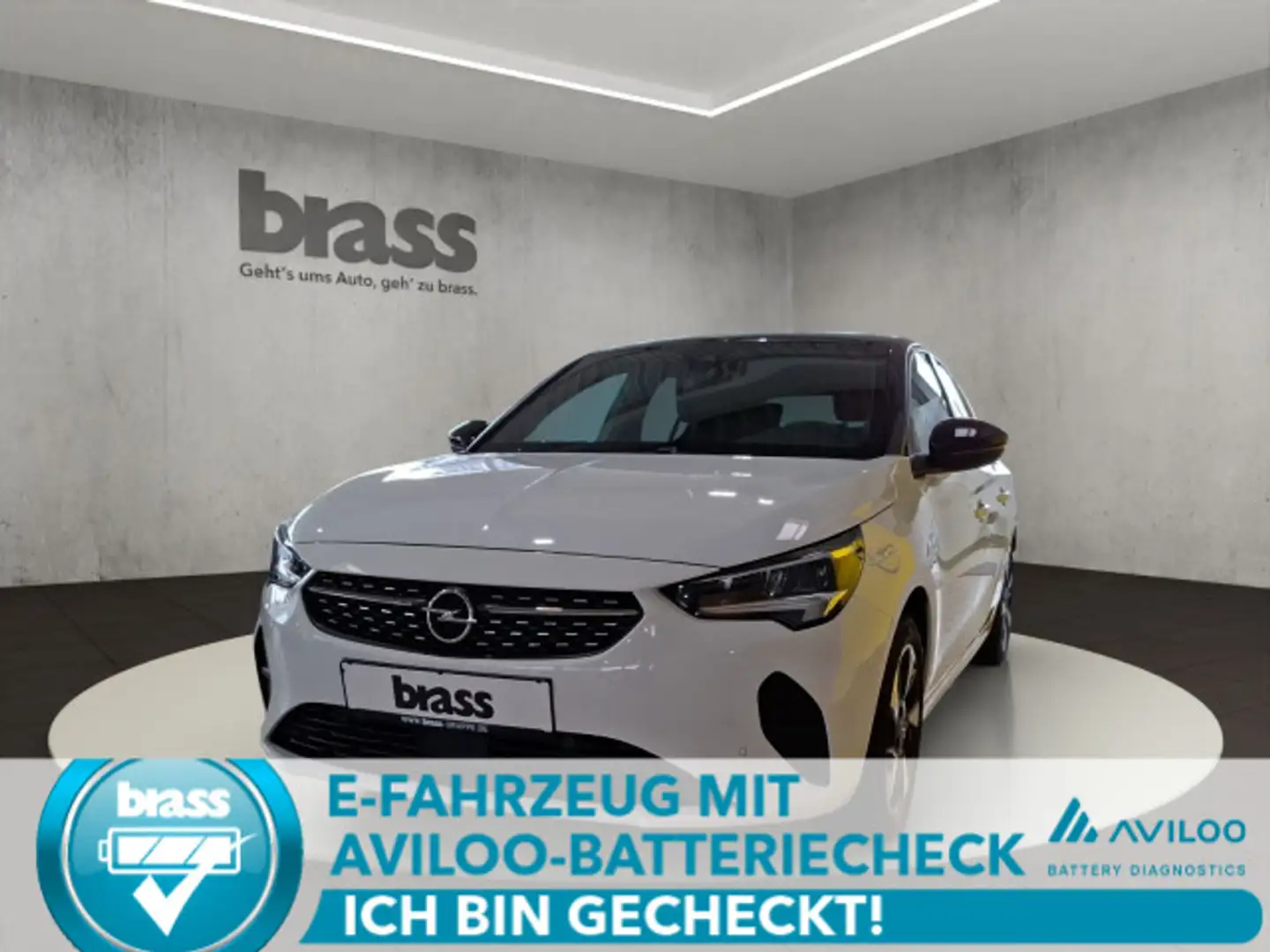 Opel Corsa-e Elegance (Automatik-Elektroantrieb) Blanc - 1