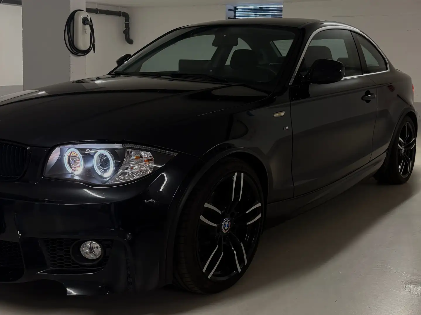 BMW 118 118d Coupe Negru - 1
