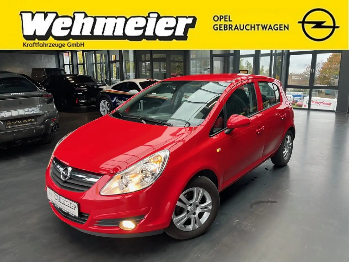Opel Corsa Edition Automatik !! 17.500 KM !! WIE NEU! Rood - 2