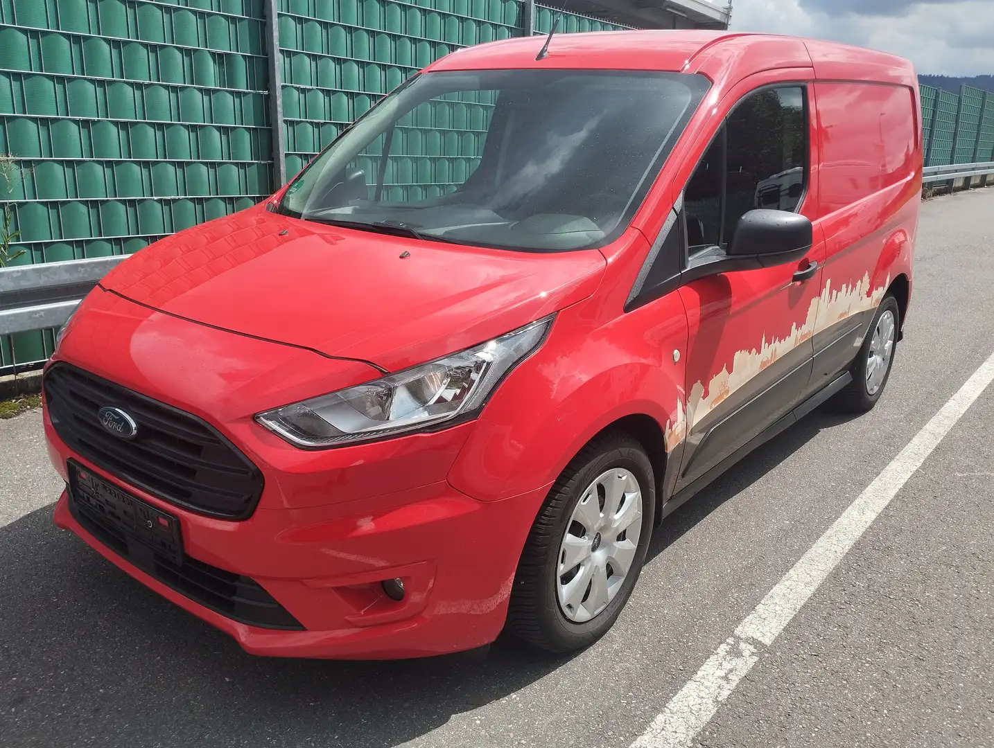 Ford Transit Connect Kasten Trend L1/H1-Klima-1.Hand-Euro 6 temp Rot - 1